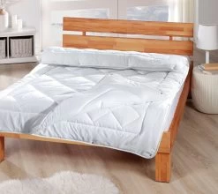 Vierjahreszeiten Steppbett Bettdecke 4 Jahreszeiten Allergiker Geeignet 135 X 200 Cm