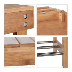 Relaxdays Bambus Schuhregal Mit Sitzfläche -Heimische Küche Geschäft 8600323900 100215660 prod 006