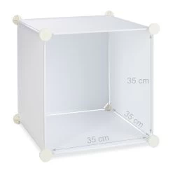 Relaxdays Kleiderschrank Stecksystem 18 Fächer -Heimische Küche Geschäft 8600323900 1002197749 prod 005