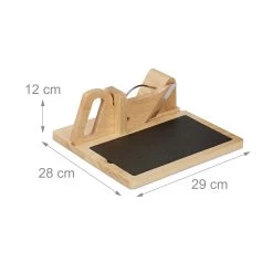 Relaxdays Wurstschneidemaschine Holz -Heimische Küche Geschäft 8600323900 100279470 prod 004