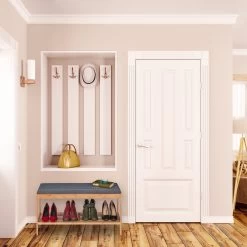 Relaxdays Bambus Schuhbank Mit Sitzfläche