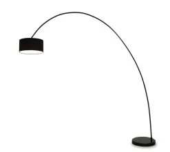 Bogenleuchte Elegant Arc Black Ausladung 222cm Höhe 225cm 10454