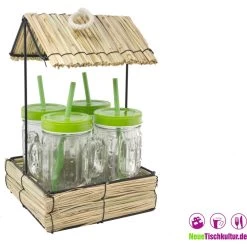 Neuetischkultur Trinkbecher 4 Stück Mit Hütte Kaktus -Heimische Küche Geschäft 8600330400 50000410 prod 002