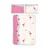 HTI-Living Renforcé Bettwäsche 2tlg. 100 X 135 Cm Flamingo Himbeer -Heimische Küche Geschäft 8600330400 50007526 prod 001
