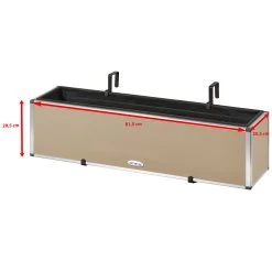 AMARE Pflanzkübel Lederoptik Pflanzgefäß -Heimische Küche Geschäft 8600335500 4250 1011 112 prod 005