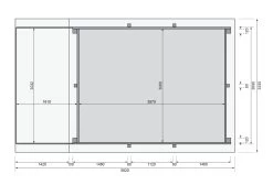 Karibu | Rechteckiger Massivholz Pool 308,7 X 396 Cm | Set Mit 1 Sonnenterrasse Inkl. Holzpool -Heimische Küche Geschäft 8600335800 53380 prod 004