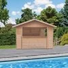 Karibu Pool Haus 19 Mm „Tiki Bar“ Größe 2 Naturbelassen -Heimische Küche Geschäft 8600335800 55837 prod 001