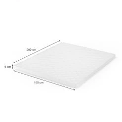 VitaliSpa Komfortschaum Topper Matratzenauflage 160x200cm Matratzentopper 6cm -Heimische Küche Geschäft 8600343700 12692 prod 003