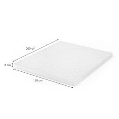 VitaliSpa Komfortschaum Topper Matratzenauflage 180x200cm Matratzentopper 6cm -Heimische Küche Geschäft 8600343700 12693 prod 003