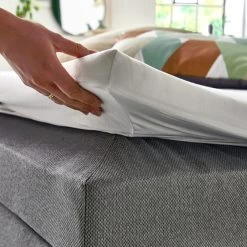 Boxspringbett 140x200cm Doppelbett Hotelbett Ehebett Federkernmatratze Topper -Heimische Küche Geschäft 8600343700 28821 prod 005