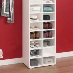 Schuhregal Schrank Paris Weiß -Heimische Küche Geschäft 8600343700 29345 prod 005