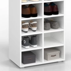 Schuhregal Schrank Paris Weiß -Heimische Küche Geschäft 8600343700 29345 prod 006