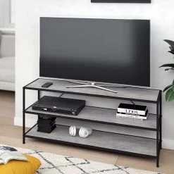 VICCO Loft Fernsehtisch FYRK TV Lowboard Schrank Board Regal 120x53x40 Cm Beton -Heimische Küche Geschäft 8600343700 31037 prod 006