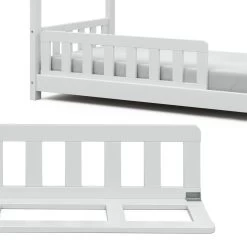 VITALISPA Rausfallschutz Für Kinderbett Bettschutzgitter Bettgitter 120cm Holz -Heimische Küche Geschäft 8600343700 32948 prod 005