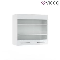VICCO Hängeglasschrank 80 Cm Weiß Küchenzeile Unterschrank Fame -Heimische Küche Geschäft 8600343700 33527 prod 002