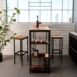 Vicco Barhocker Barstühle 2er Set Küchenstühle Mit Fußstütze Für Bartisch Küche -Heimische Küche Geschäft 8600343700 34123 prod 005