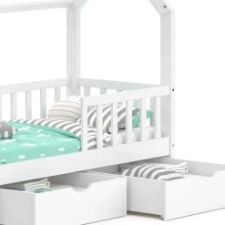 VitaliSpa Kinderbett Hausbett Spielbett Wiki 70x140 Inkl Lattenrost 2 Schubladen -Heimische Küche Geschäft 8600343700 34527 prod 006