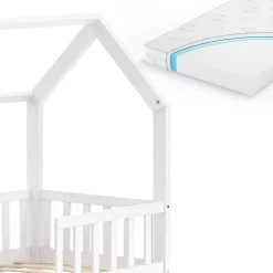 VitaliSpa Kinderbett Hausbett Spielbett Wiki 80x160cm Matratze Rausfallschutz -Heimische Küche Geschäft 8600343700 34962 prod 006
