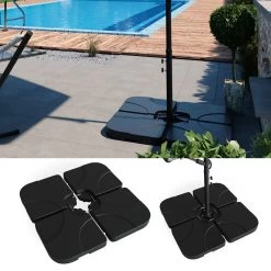 Schirmständer Sonnenschirmständer Schirmgewicht Befüllbar Bis 130 Kg Kunststoff