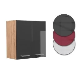 Vicco Hängeschrank Küchenschrank Küchenzeile R-Line 60 Cm Goldkraft Anthrazit -Heimische Küche Geschäft 8600343700 37124 prod 006