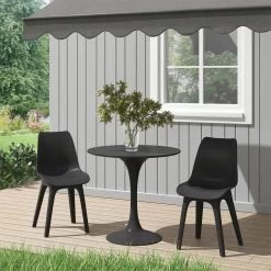 OK-Living Gartenstuhl Terrassenstuhl Balkonstuhl Eolo Schwarz Gartenmöbel Set -Heimische Küche Geschäft 8600343700 37257 prod 004