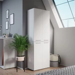 Vicco Kleiderschrank Schlafzimmerschrank Wäscheschrank Olaf Weiß Wäschekorb -Heimische Küche Geschäft 8600343700 37862 prod 004