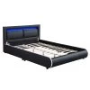 Juskys Polsterbett Murcia 140 X 200 Cm - Schwarz