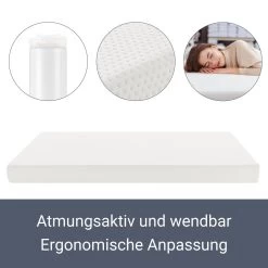 Juskys Polsterbett Verona 90x200 Cm Grau Mit Matratze – Einzelbett + LED-Beleuchtung & Lattenrost -Heimische Küche Geschäft 8600348200 75745782 prod 006
