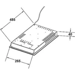 KF-GK-2F Einbaukochfeld 2er Glaskeramik Kochfeld Autark Doppelkochfeld -Heimische Küche Geschäft 8600349300 1843 prod 003
