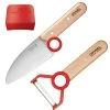 OPINEL Kinder Messer Set Le Petit Chef 3tlg Kochmesser Sparschäler Fingerschutz -Heimische Küche Geschäft 8600354700 A2195 3615 prod 001