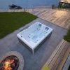 TroniTechnik Outdoor Whirlpool Elba Inkl. Heizung, Hydromassage, Bluetooth Und Farblicht