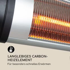 Rising Sun Infrarot-Heizstrahler 3 Leistungsstufen 850/1650/2500W IP34 -Heimische Küche Geschäft 8600359300 12242 prod 005