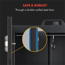 Flintstone Räucherofen | 1600 W | Integriertes Thermometer | Black Stainless Steel | Elektrisch -Heimische Küche Geschäft 8600359300 12361 prod 004