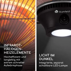 Heat Hexa Infrarot-Heizstrahler 800/1200/2000W Halogen IP34 LED 13 Heat Hexa Infrarot-Heizstrahler 800/1200/2000W Halogen IP34 LED -Heimische Küche Geschäft 8600359300 12970 prod 006
