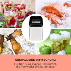 Partytime Eiswürfelmaschine Klareis 15kg/24h Edelstahl 10 Partytime Eiswürfelmaschine Klareis 15kg/24h Edelstahl -Heimische Küche Geschäft 8600359300 12971 prod 003