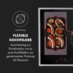 Delicatessa 77 Hybrid Prime Einbaukochfeld Induktion 4 Zonen 7000W -Heimische Küche Geschäft 8600359300 26559 prod 003