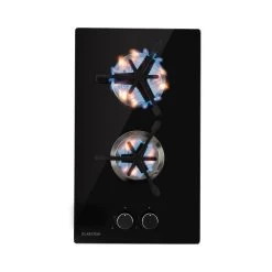 Trifecta Domino Gaskochfeld 2-flammig Triangle-Brenner Glaskeramik