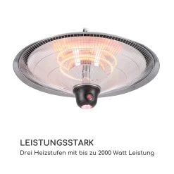 Heizsporn Deckenheizstrahler 60,5 Cm (Ø) LED-Lampe Fernbedienung -Heimische Küche Geschäft 8600359300 3497 prod 003
