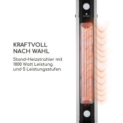 Aspire Terrassenheizer Infrarot Carbon 1800 W IP34 Schwenkarm -Heimische Küche Geschäft 8600359300 3849 prod 004