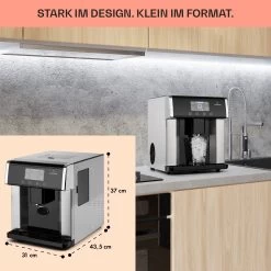 Eiszeit Eiswürfelmaschine Edelstahl 3 Eiswürfelgrößen Silber -Heimische Küche Geschäft 8600359300 5036 prod 006
