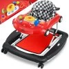 KIDIZ® 4in1 Lauflernhilfe Babywalker Spiel- Und Lauflernwagen Gehfrei - Schaukelfunktion Babywippe Mit Rollen, Licht, Musik ,Spielecenter Esstisch Laufstuhl Laufhilfe Babys Ab 6 Monaten Klappbar -Heimische Küche Geschäft 8600364700 21799 prod 001