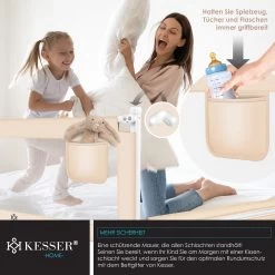 KESSER® Bettgitter Bettschutzgitter Kinderbettgitter Für Kinder Babybettgitter Kinderbettschutzgitter -Heimische Küche Geschäft 8600364700 22628 prod 003