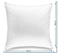 Wometo Federkissen Premium - Kopfkissen Aus Baumwolle Mit Füllung Aus 90% Federn Und 10% Daunen