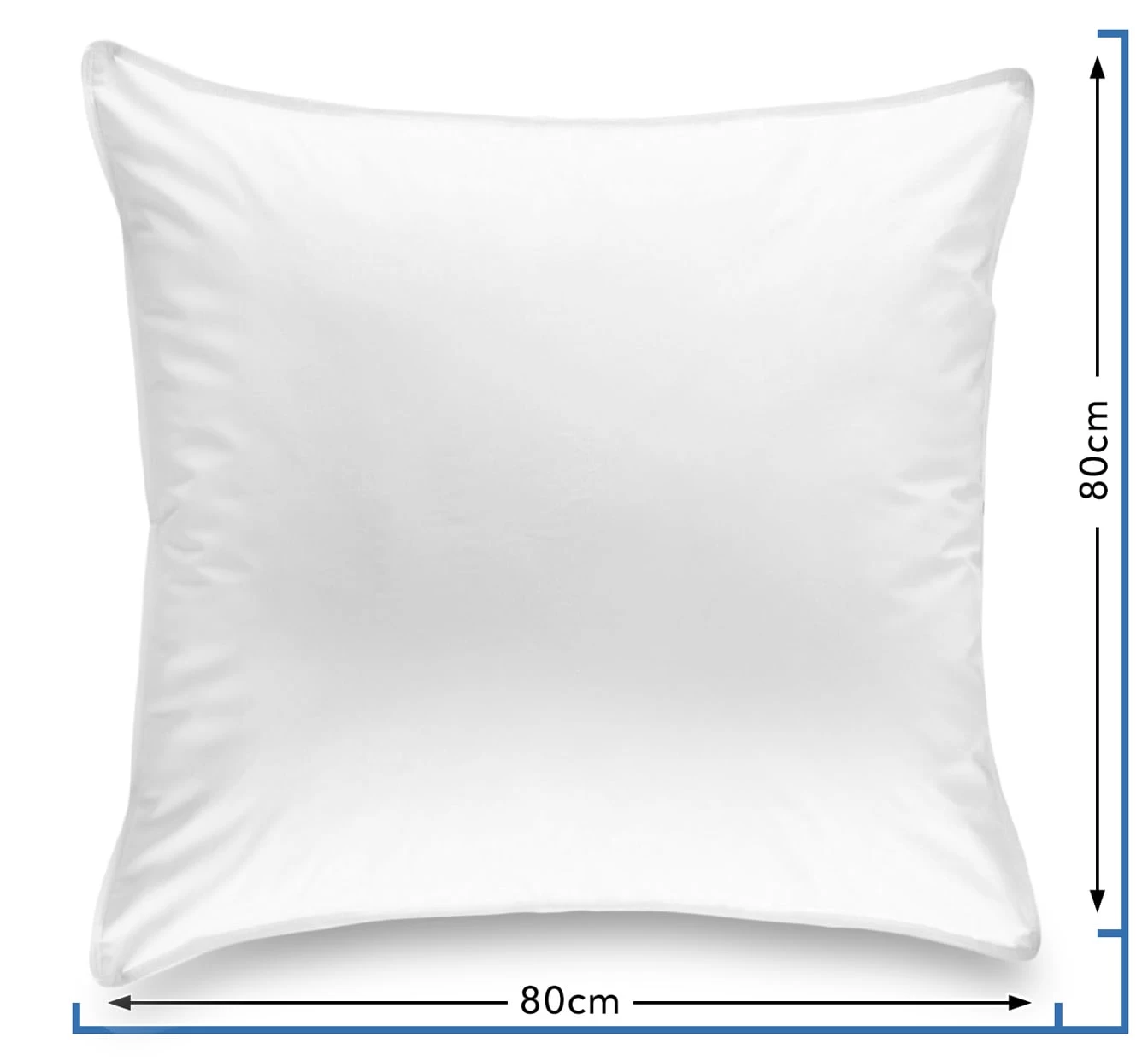 Wometo Federkissen Premium - Kopfkissen Aus Baumwolle Mit Füllung Aus 90% Federn Und 10% Daunen 3 Wometo Federkissen Premium - Kopfkissen Aus Baumwolle Mit Füllung Aus 90% Federn Und 10% Daunen
